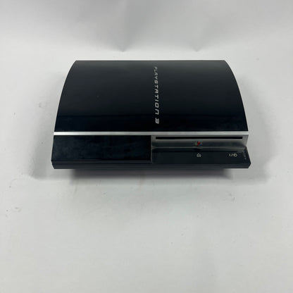Sony PlayStation 3 Fat PS3 1MB Black Console Gaming System Only CECHK01