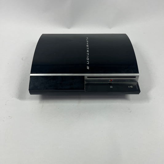 Sony PlayStation 3 Fat PS3 1MB Black Console Gaming System Only CECHK01