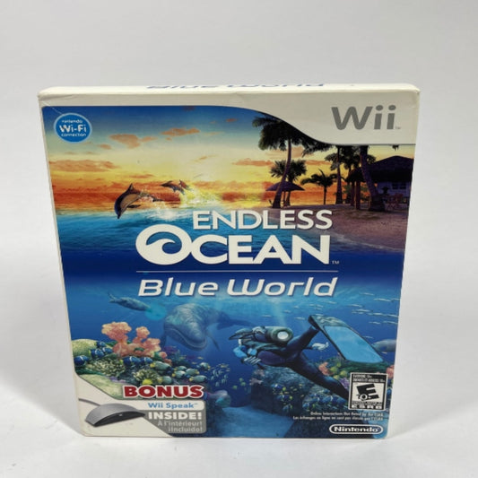 Endless Ocean Blue World Nintendo Wii Video Game IOB W/Manual Talk Tested Works