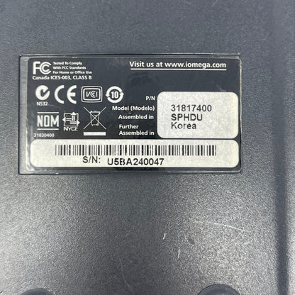 Iomega 2.5" Select 500GB USB-A HDD 31817400