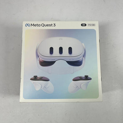 New Meta Quest 3 512GB Standalone All-in-One VR Headset MC-1403173-01