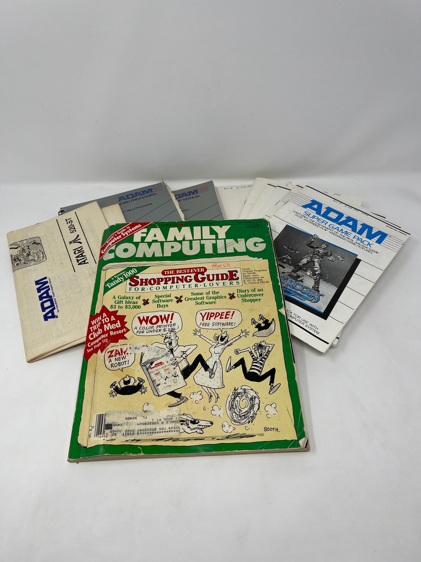 Adam Colecovision Coleco Family Computer System Printer & Keyboard