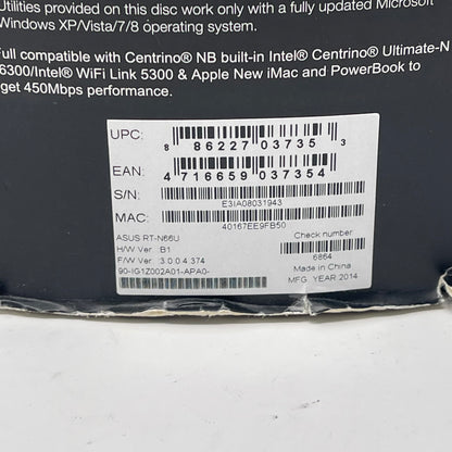 ASUS Dark Knight Double RT-N66U Dual Band WIFI 4 35555810 Gigabit Router
