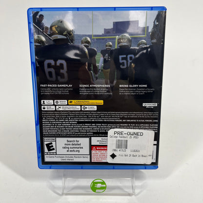 EA Sports College Football 25 (Sony PlayStation 5 PS5, 2024)