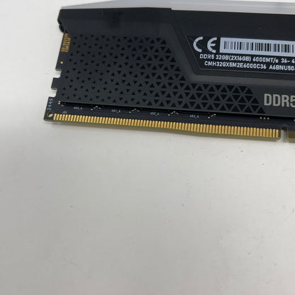 Corsair Vengeance RGB 32GB (2x16GB) RAM DDR5 6000MHz CMH32GX5M2E6000C36