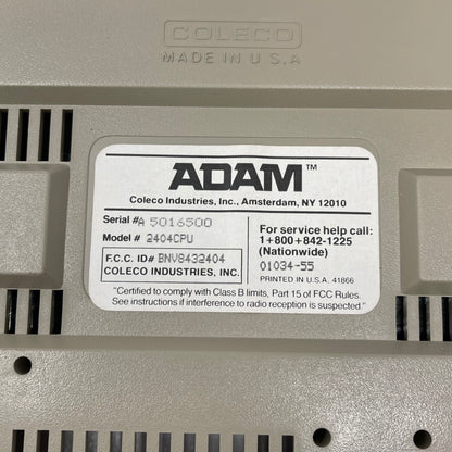 Adam Colecovision Coleco Family Computer System Printer & Keyboard