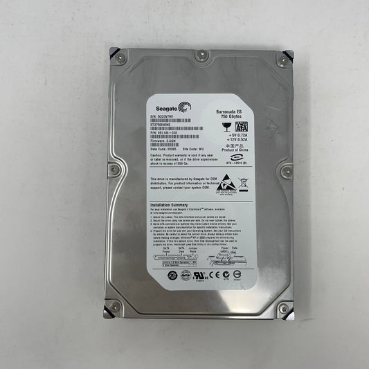 Lot of 10 HHD  Seagate Barracuda ES 750GB