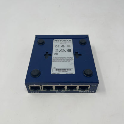 Netgear ProSAFE GS105 5-Port Gigabit Desktop Switch GS105V5