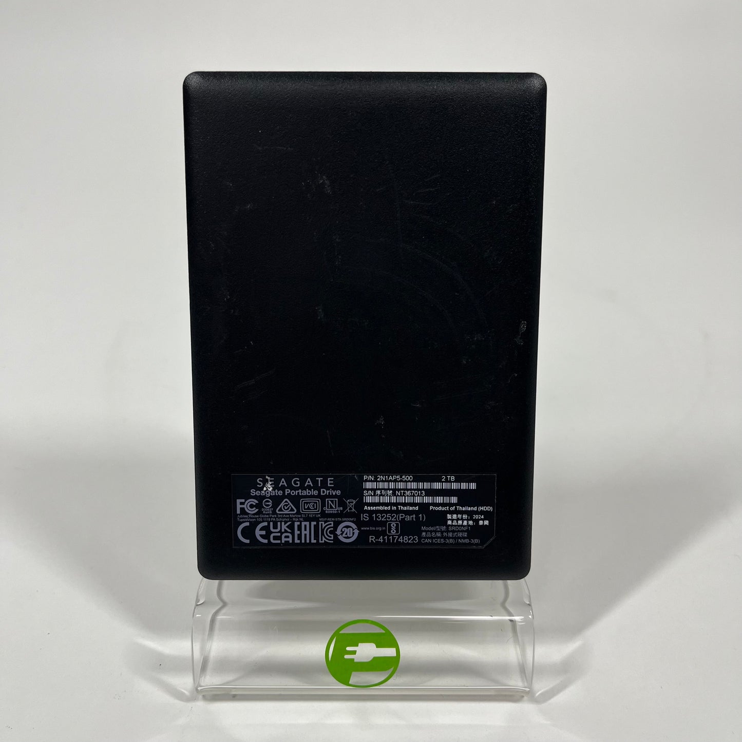 Seagate 2TB P/N 2N1AP5-500 Portable Storage Drive 2N1AP5-500
