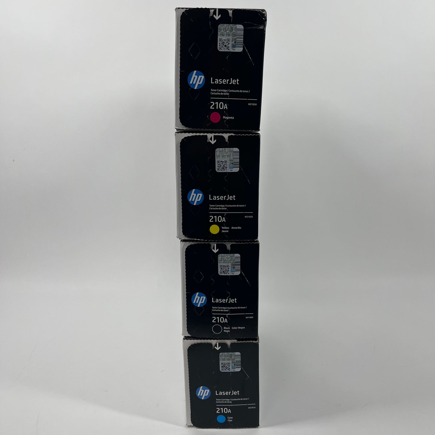New HP Cyan, Magenta, Yellow, Black  Toner 210A