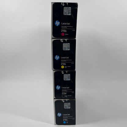 New HP Cyan, Magenta, Yellow, Black  Toner 210A