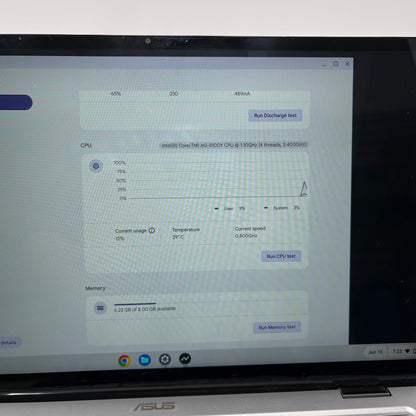 Asus Chromebook Flip C434TA C434TA-DS384T 14" m3-8100Y 1.1GHz 8GB RAM 64GB SSD