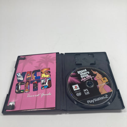 Grand Theft Auto Vice City (w/ Tourist Guide & Map) (Sony PlayStation 2 PS2, 2002)