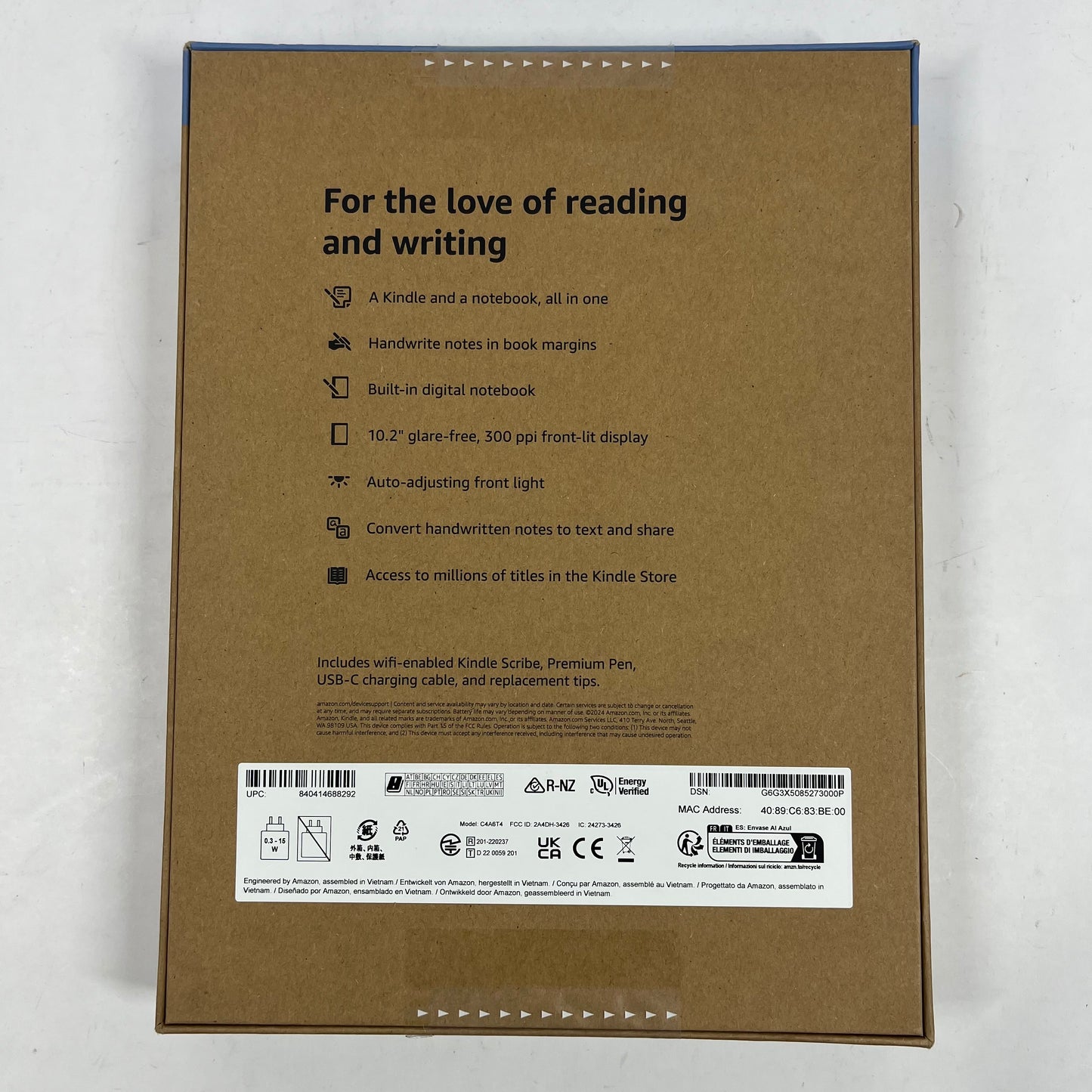 New Kindle Scribe Premium Pen 64GB Metallic Jade C4A6T4