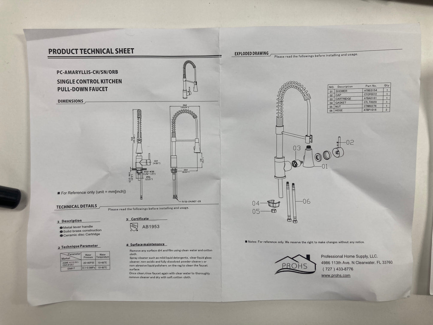 Amaryllis Kitchen Goose Neck Industrial Faucet Sink Faucet