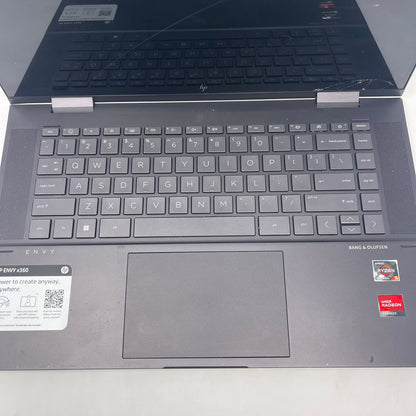 Broken HP Envy x360 15 15.6" Ryzen 5 5625U 2.3GHz 8GB RAM 256GB SSD