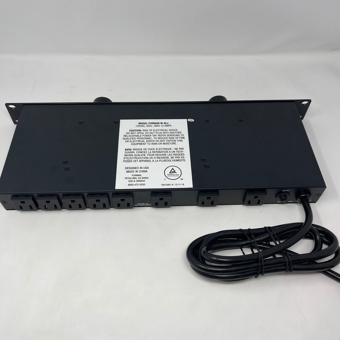 Furman Power Conditioner with Lights M-8LX