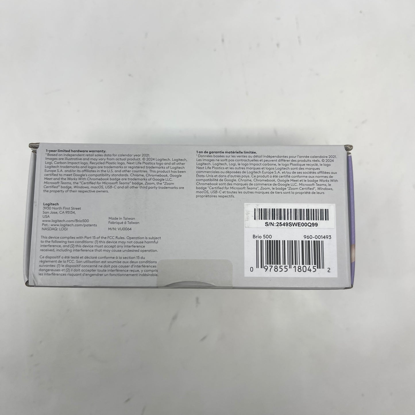 New Logitech BRIO 500 Full HD Webcam With HDR VU0064