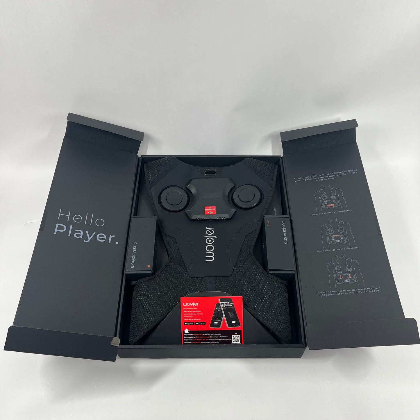 New Woojer Vest 3 Virtual Reality Haptic Vest