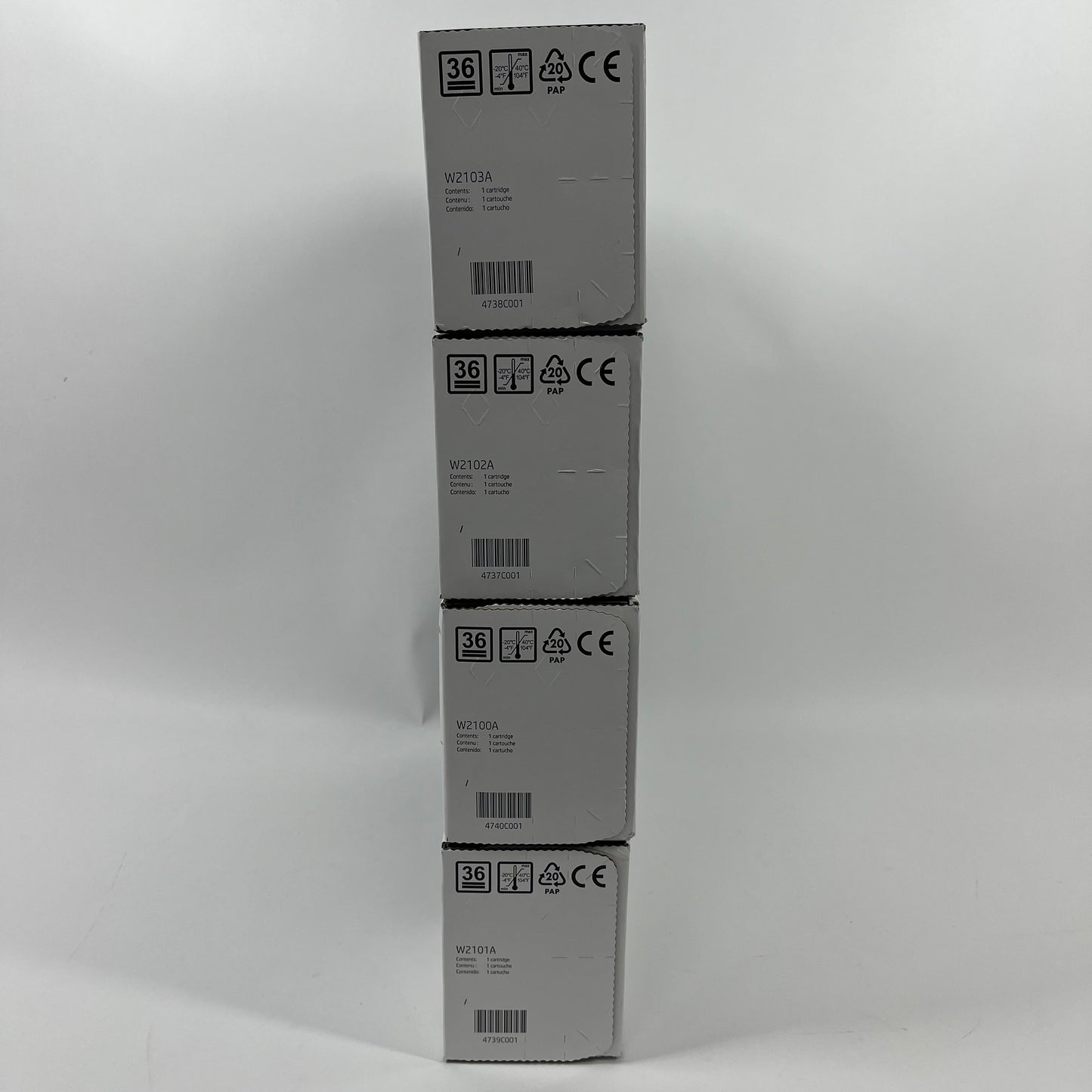 New HP Cyan, Magenta, Yellow, Black  Toner 210A