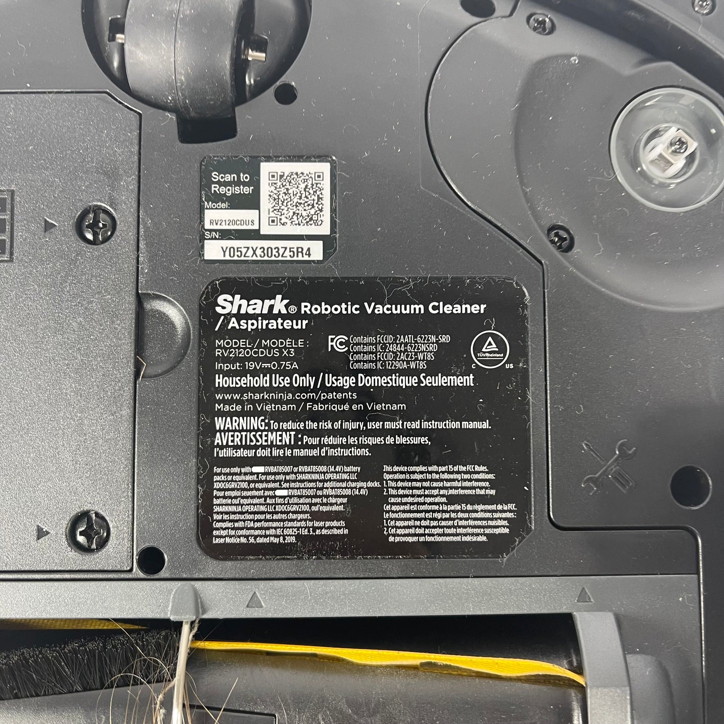 Shark Navigator Robot Vaccum RV2120AE