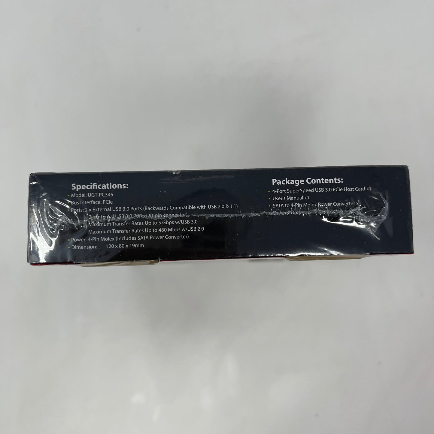 New Vantec 4 Port SuperSpeed USB 3.0 PCIe Host Card w/ Internal 20 Pin Connector