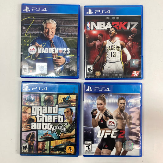 Lot of 4 Sony PlayStation 4 PS4 Games