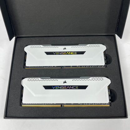 Corsair Vengeance RGB Pro 32GB (2x16GB) RAM DDR4 3600MHz CMH32GX4M2D3600C18W
