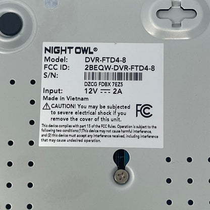 Night Owl DVR-FTD4-8  Analog DVR (Digital Video Recorder)