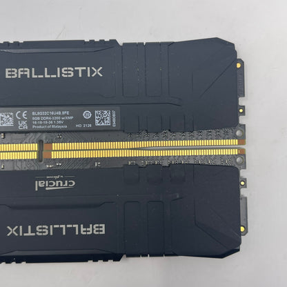 Crucial Ballistix 16GB (2x8GB) RAM DDR4 3200MHz BL8G32C16U4B.8FE