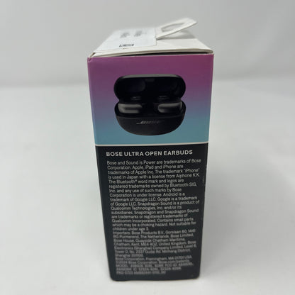 New Bose Ultra Open Earbuds In-Ear Wireless Bluetooth Headphones Black