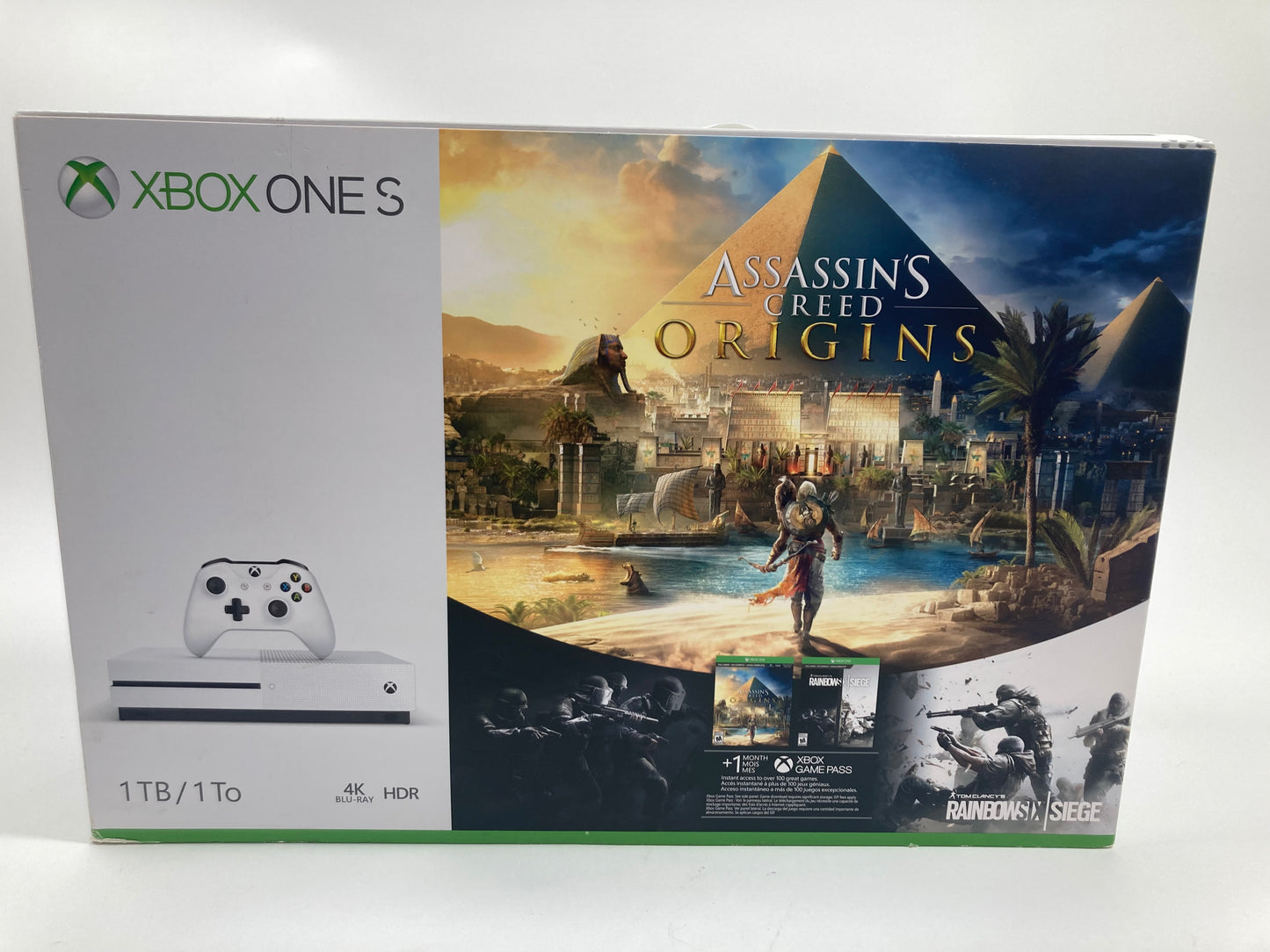 Microsoft Xbox One S 1TB Console Gaming System Only White 1681