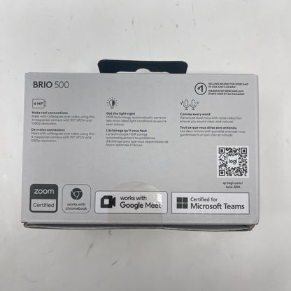 New Logitech BRIO 500 Full HD Webcam With HDR VU0064