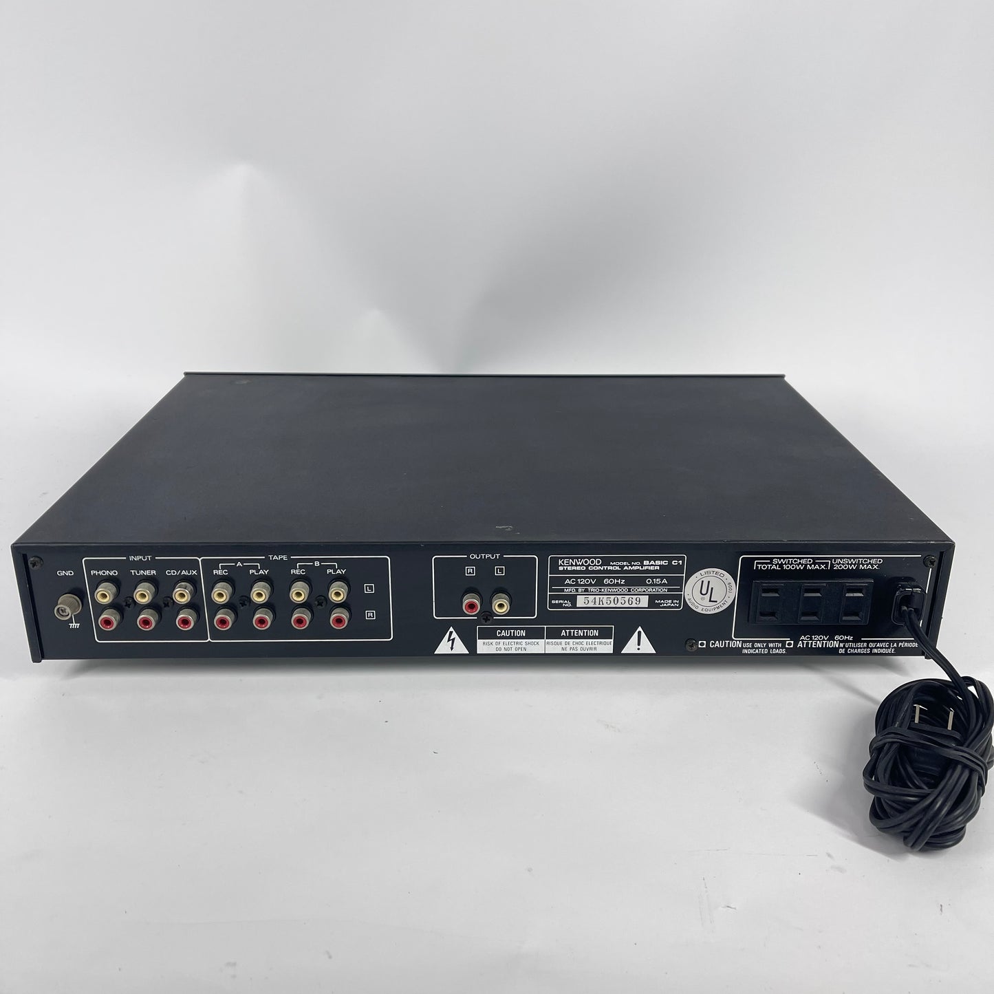 Kenwood Basic C1 20W 2 Channel Control Amplifier