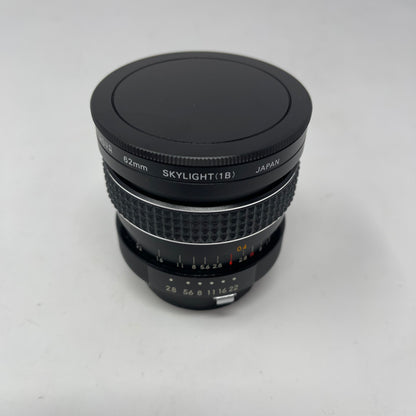 Miida Multi Coated 28mm f/2.8  MC Mount Manual Lens,Fixed/Prime Lens