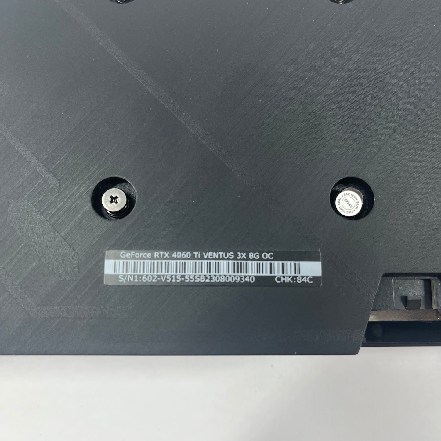 MSI GeForce RTX 4060 Ti Ventus 3X OC 8G