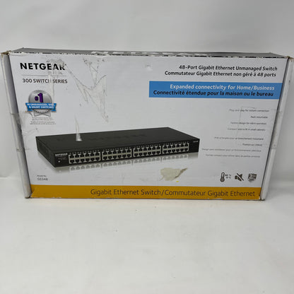 Netgear 300 Switch Series 48-Port Gigabit Unmanaged Switch GS348