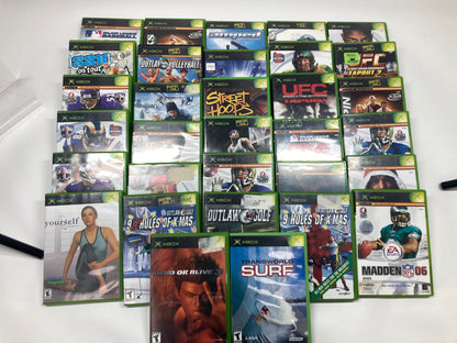 Lot of 32 Microsoft Original Xbox Games