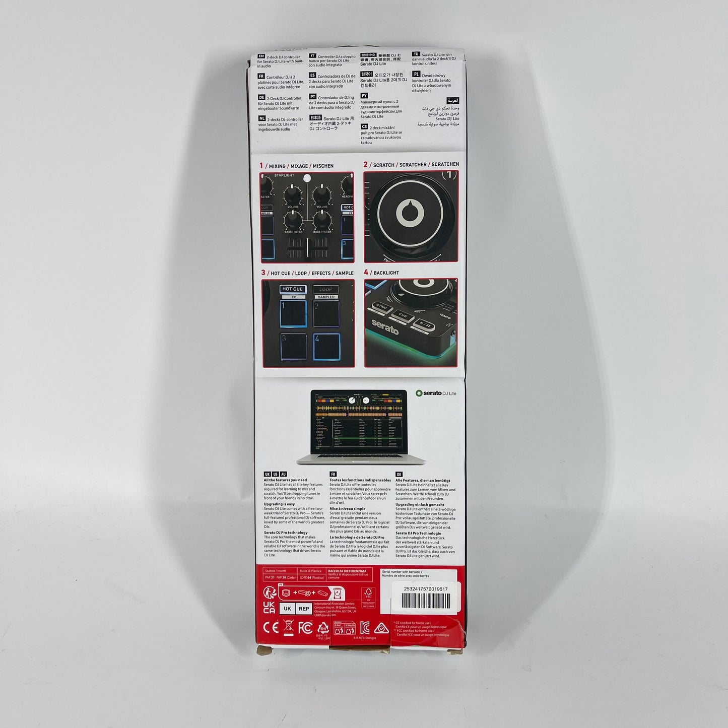New Hercules DJ Control Starlight 2-channel DJ controller