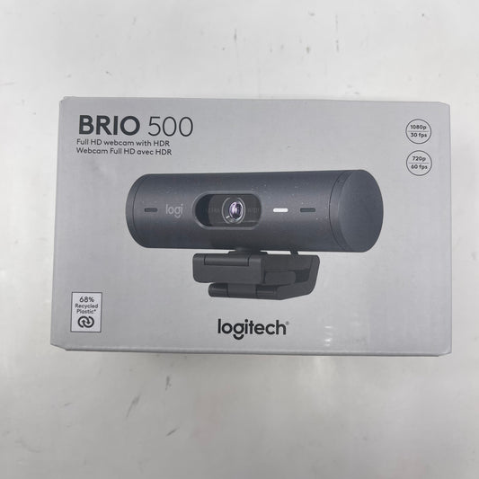 New Logitech BRIO 500 Full HD Webcam With HDR VU0064