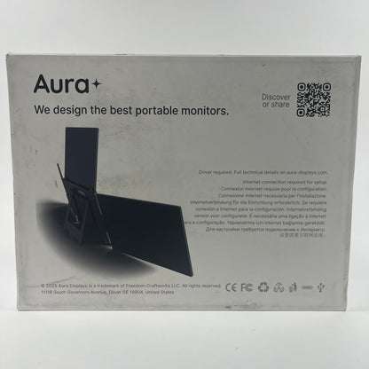New Aura Triple Boost 14 Pro 3x Full HD 14" Monitors NO VISIBLE MPN