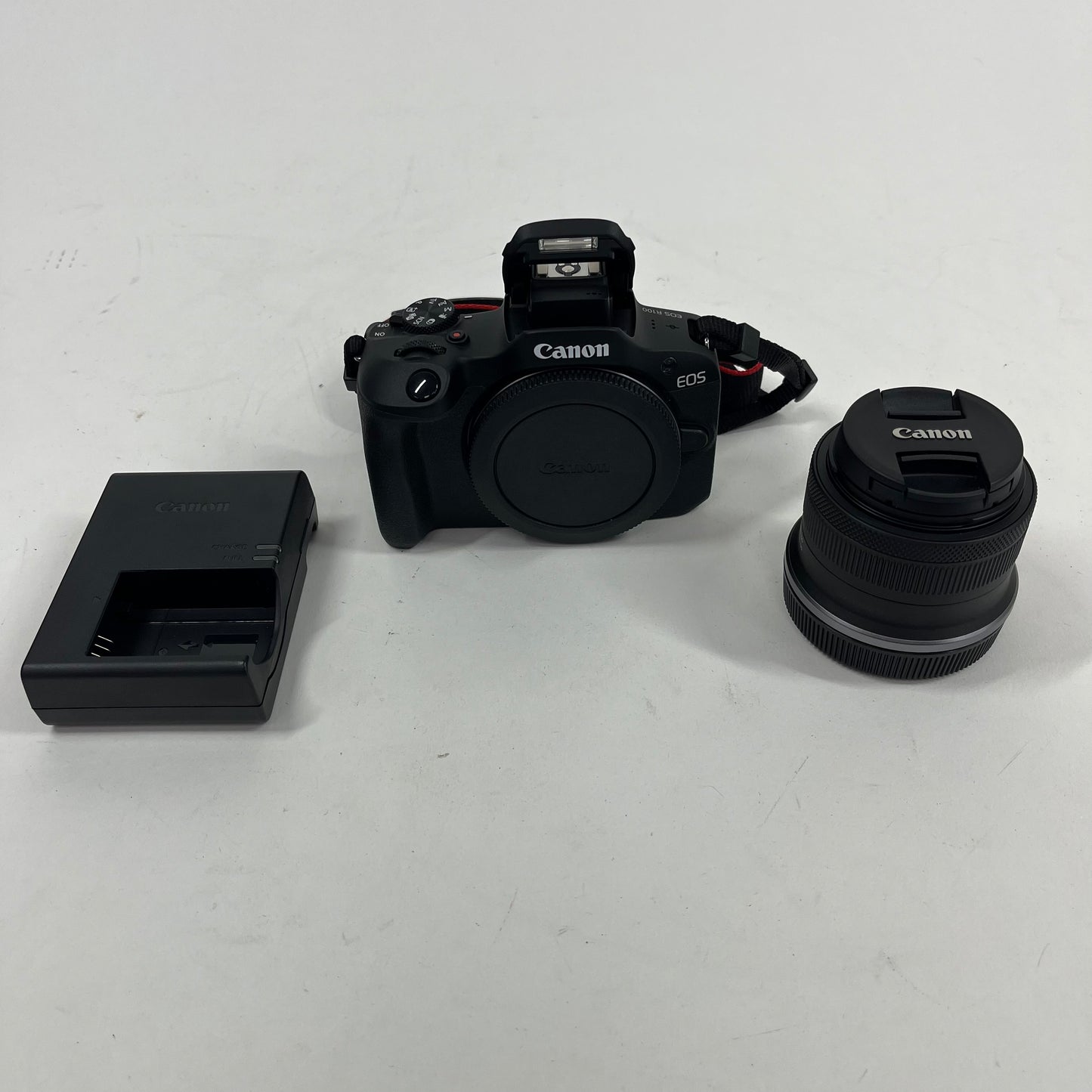 Canon EOS R100 24.1MP Mirrorless RF-S 18-45mm F4.5-6.3 IS STM Lens Kit