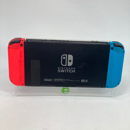Nintendo Switch v2 Video Game Console HAC-001(-01) Red/Blue (With Controller + Dock )