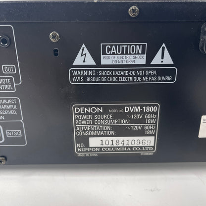 Denon DVD Video Auto Changer 5 DVD Video Automatic Disc Loading System DVM-1800