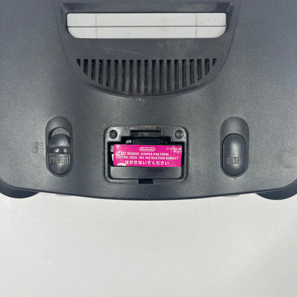 Nintendo 64 N64 Video Game Console NUS-001 Smoke/Clear Black
