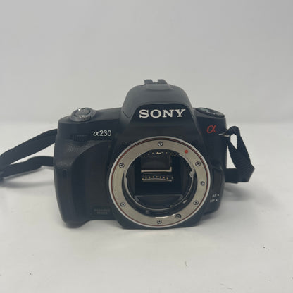 Sony Alpha 230 10.2MP Digital SLR DSLR Camera 6082 Shutter Count
