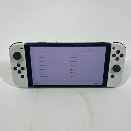 Nintendo OLED Switch 4GB XTW10723370007 + Genuine Controller + Genuine Power Supply + Genuine Dock