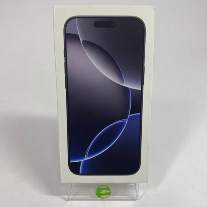 New AT&T Apple iPhone 16 Pro Max eSim 1 TB Black Titanium MYWC3LL/A