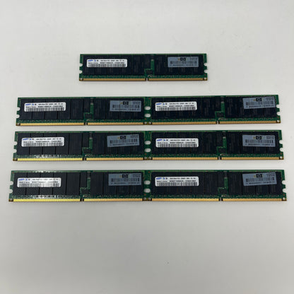 Lot of 7 Samsung 5300P 8GB RAM DDR2 5300 PC2-5300P-555-12-K3 Server Memory