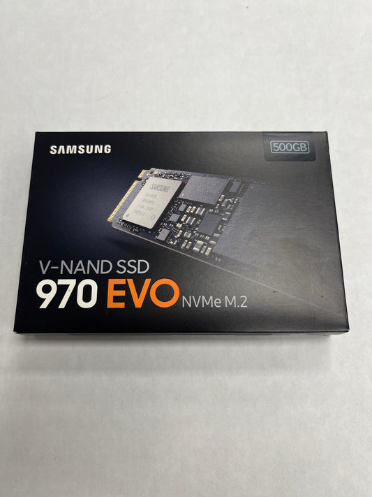 New Samsung 2280mm 970 EVO 500GB M.2 NVMe Gen 3.0 x 4 SSD MZ-V7E500 Sealed